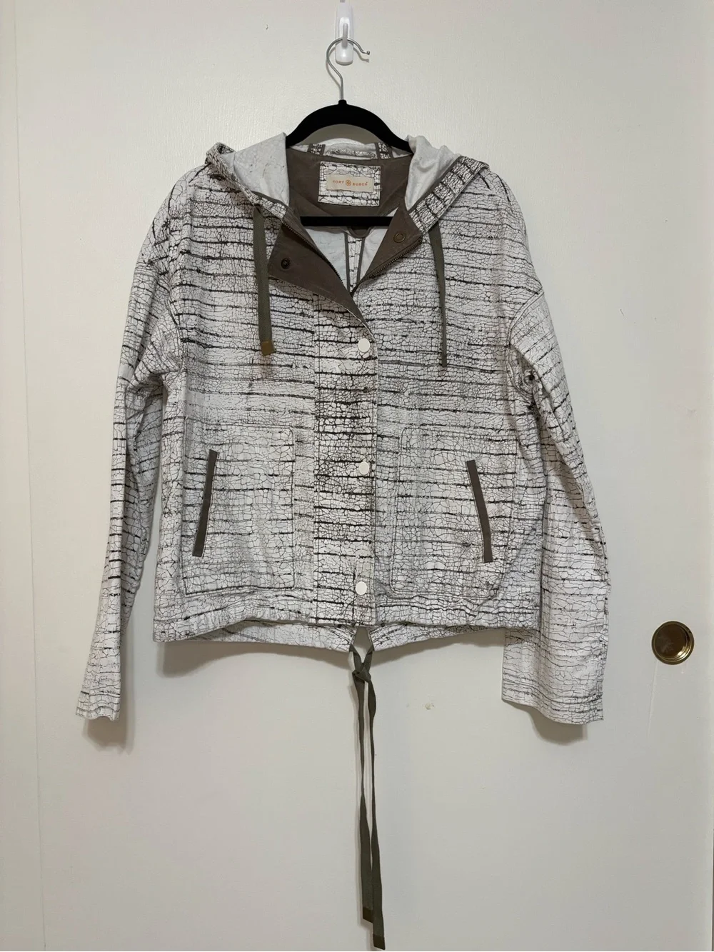 Tory Burch cropped hooded